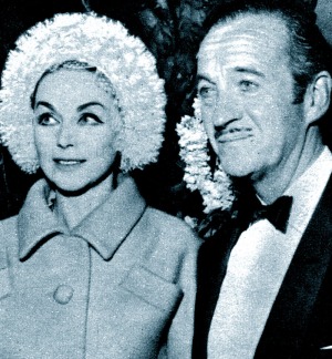 David and Hjördis Niven, 1963