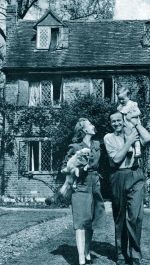 David and Primmie Niven, at home near Windsor, 1945