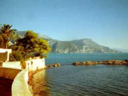 The Mediterranean viewed from Lo Scoglietto, 1999. Photo by David McKendrick
